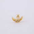 Piercing Media Luna 0.4 g / 1/2 in Oro Amarillo 18K