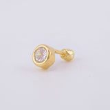 Smooth Circular Scepter Piercing 0.5 g / 1/2 in 18K Yellow Gold