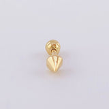 Piercing Punta 0.4 g / 1/2 in Oro Amarillo 18K