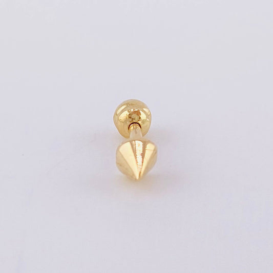 Piercing Punta 0.4 g / 1/2 in Oro Amarillo 18K