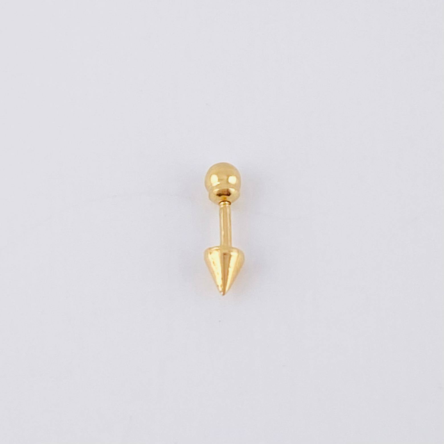 Piercing Punta 0.4 g / 1/2 in Oro Amarillo 18K