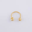 Piercing U 0.4g / 1/2 in Oro Amarillo 18K