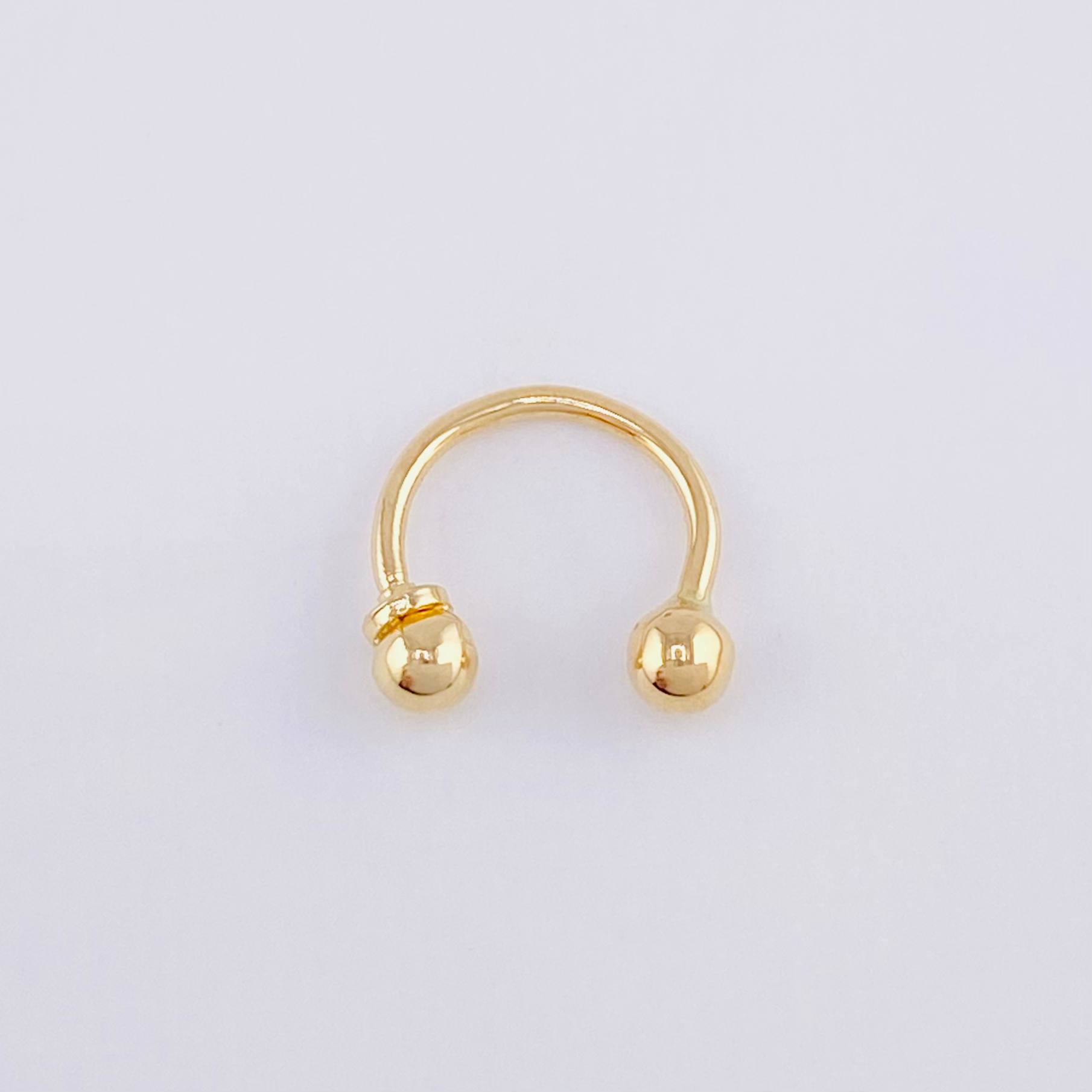 Piercing U 0.4g / 1/2 in 18K Yellow Gold