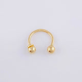 Piercing U 0.4g / 1/2 in 18K Yellow Gold