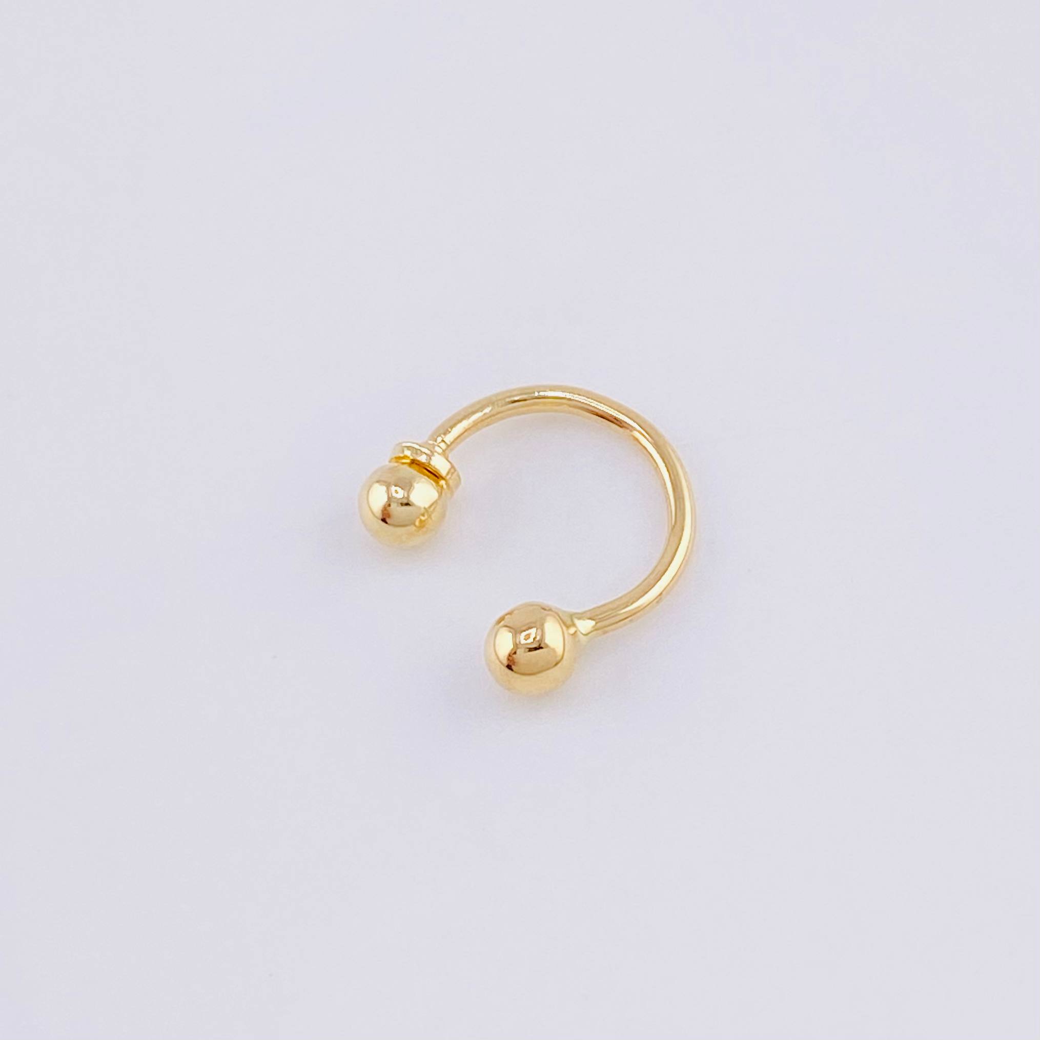 Piercing U 0.4g / 1/2 in 18K Yellow Gold