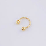 Piercing U 0.4g / 1/2 in 18K Yellow Gold