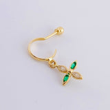 Flower Piercing 0.8 g / 3/4 in 18K Yellow Gold