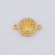 Charm Circle Crown 1 g / 1/2 in Yellow Gold 18K
