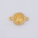 Charm Circle Crown 1 g / 1/2 in Yellow Gold 18K