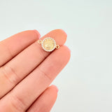 Charm Circle Crown 1 g / 1/2 in Yellow Gold 18K