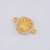 Charm Circle Crown 1 g / 1/2 in Yellow Gold 18K