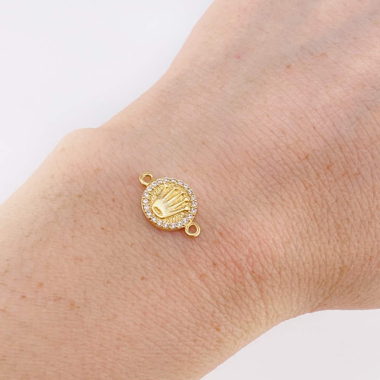 Charm Circle Crown 1 g / 1/2 in Yellow Gold 18K