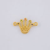 Dije Corona 0.85 g / 3/4 in Oro Amarillo 18K