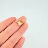 Dije Corona 0.85 g / 3/4 in Oro Amarillo 18K