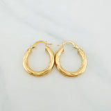Candongas Mary 2.4 g / 1 in Oro Amarillo 18K