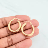 Candongas Mary 2.4 g / 1 in Oro Amarillo 18K