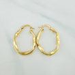 Candongas Asby Ovaladas 1.8 g / 1 in Oro Amarillo 18K