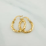 Candongas Jiah 1.9 g / 3/4 in Oro Amarillo 18K