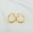Hoop Earrings Zion 1.8 g / 3/4 in Yellow Gold 18K