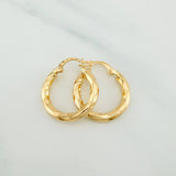 Candongas Kari 2.15 g / 3/4 in Oro Amarillo 18K