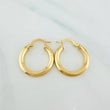 Hoop Earrings Clau 2 g / 1 in Yellow Gold 18K