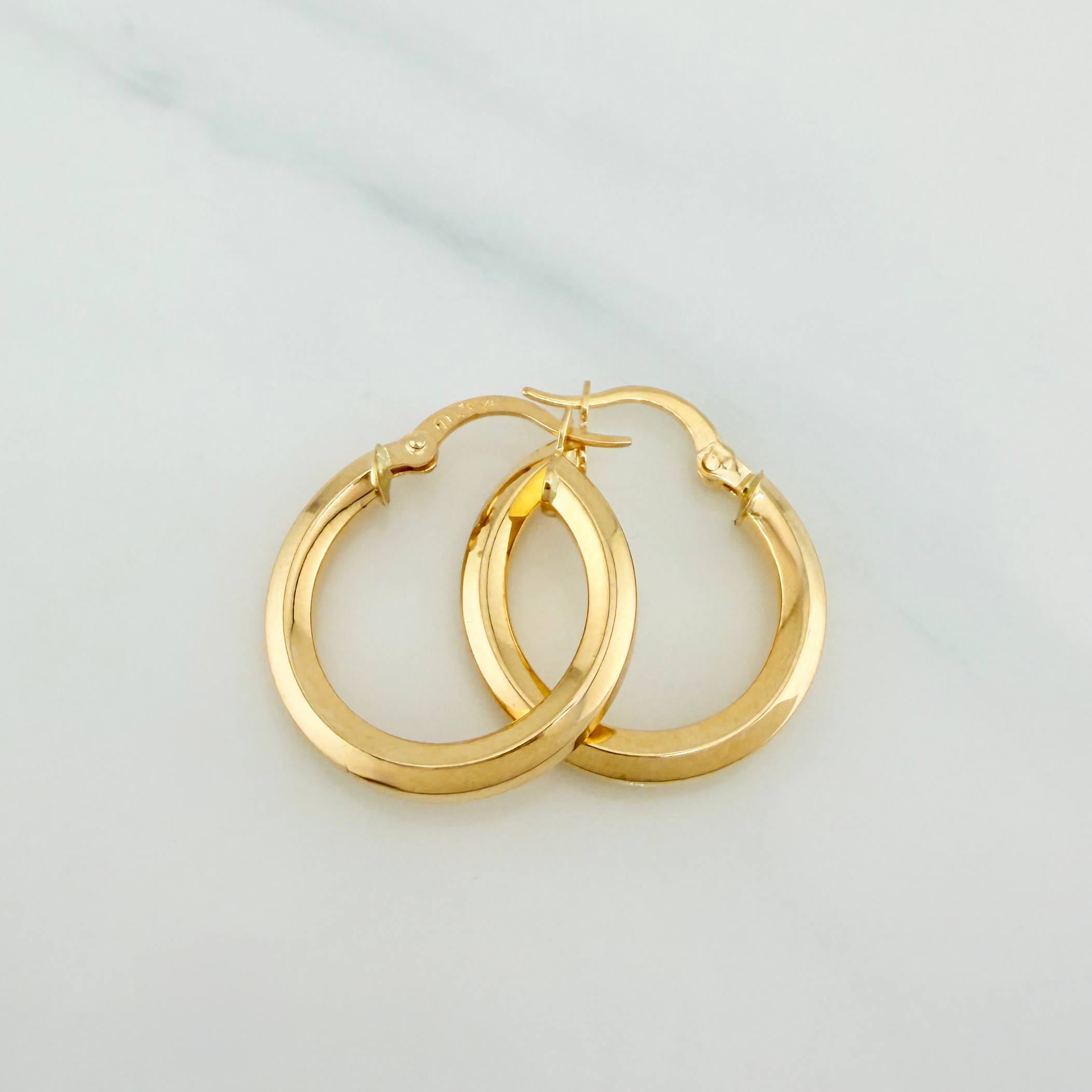 Hoop Earrings Clau 2 g / 1 in Yellow Gold 18K