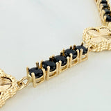 Tennis Bracelet Clover 12.95 g / 7 1/4 in / 3.2 mm 18K Yellow Gold
