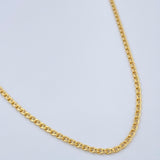 Flat Mariner Chain 2.05gr / 45.5cm / 18K Yellow Gold +3 &