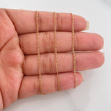 Cuban Links 1.45 g / 23 1/2 in / 1.2 mm 18K Rose Gold