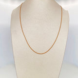 Cuban Links 1.45 g / 23 1/2 in / 1.2 mm 18K Rose Gold