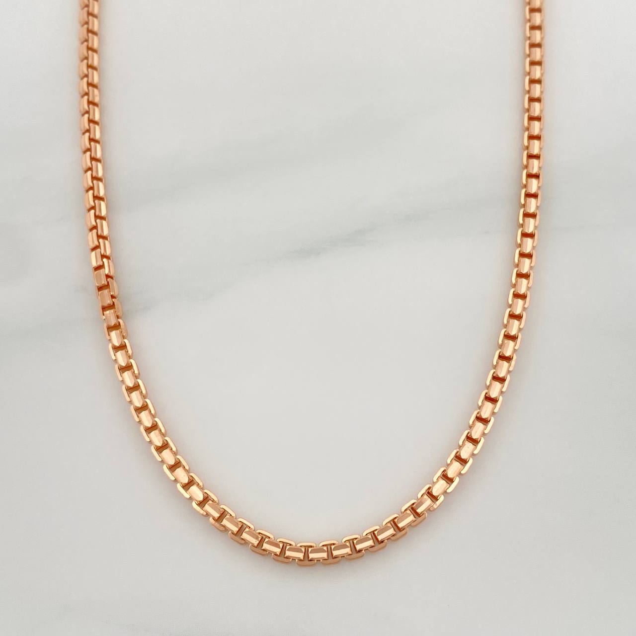 Venetian Chain 12.25 g / 19 3/4 in / 1.7 mm 18K Rose Gold