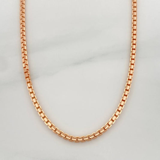 Cadena Veneciana 20.4 g / 25 3/4 in / 2.1 mm Oro Rosa 18K