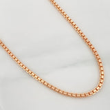 Cadena Veneciana 20.4 g / 25 3/4 in / 2.1 mm Oro Rosa 18K