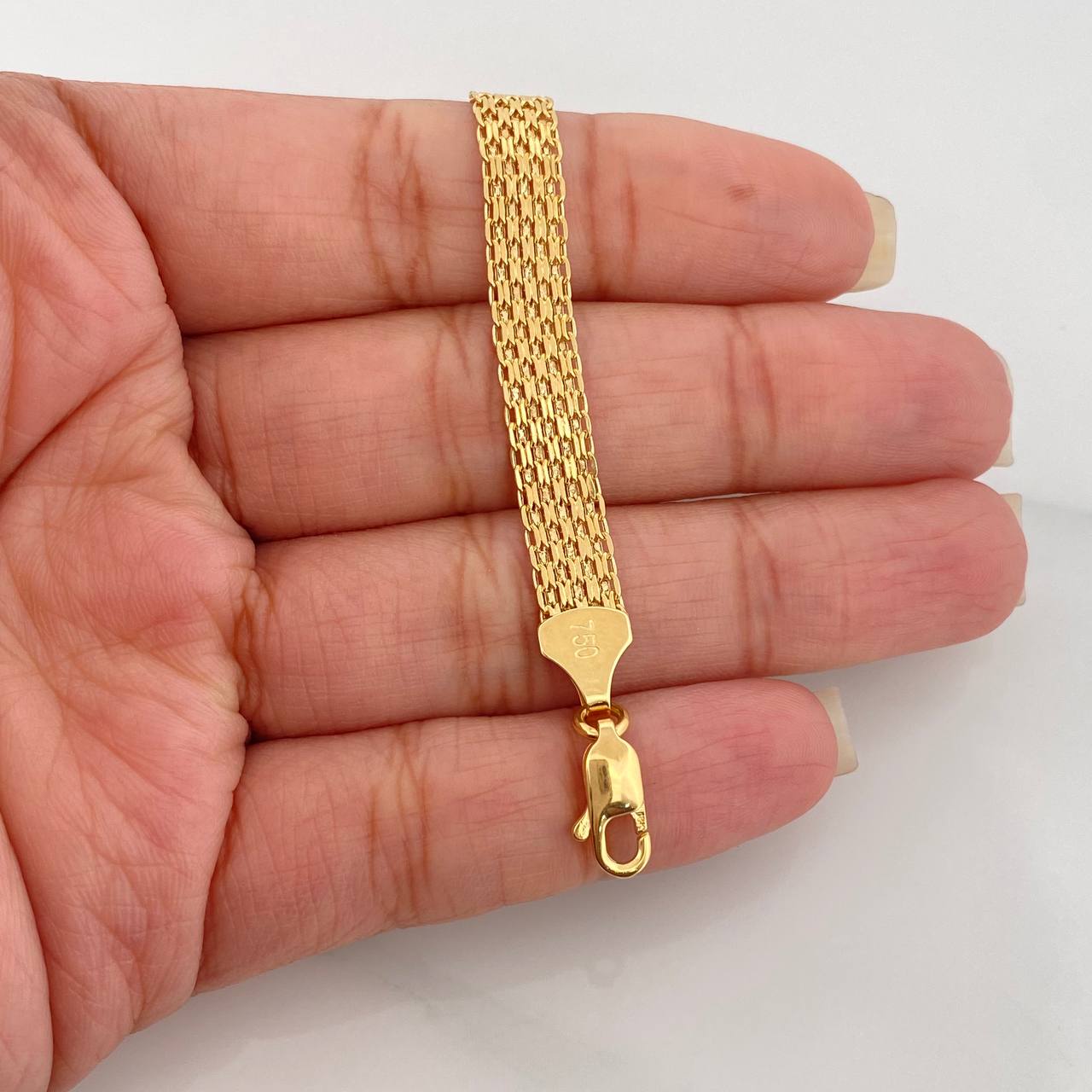 Pulso Chino 4 g / 7 in / 6.4 mm Oro Amarillo 18K