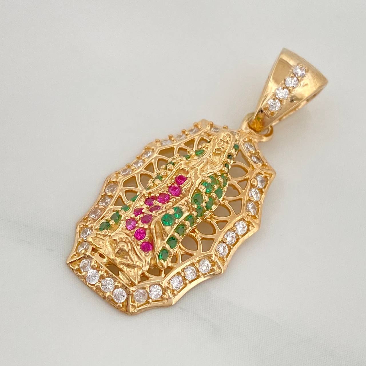 Dije Virgen Guadalupe 4.45 g / 1 1/4 in Oro Amarillo 18K