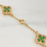 Pulso Trebol Aro Seguido 9.75 g / 7 1/2 in / 1.5 mm Oro Amarillo 18K