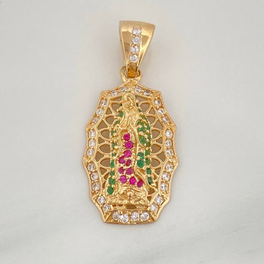 Dije Virgen Guadalupe 4.45 g / 1 1/4 in Oro Amarillo 18K