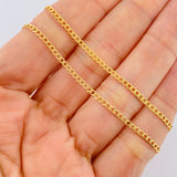 Cuban Links 2.55gr / 60cm / 18K Yellow Gold +1 &