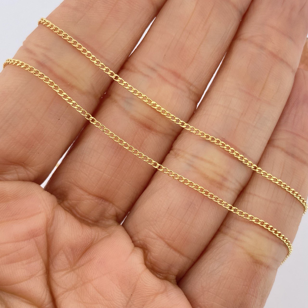 Cuban Links 1.05gr / 45cm / 18K Yellow Gold +1 &