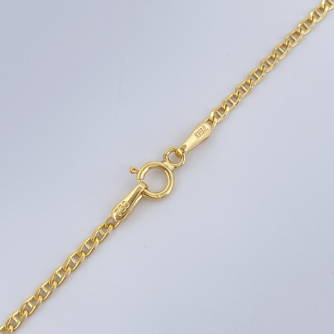 Flat Mariner Chain 2.05gr / 45.5cm / 18K Yellow Gold +3 &