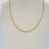 Flat Mariner Chain 2.05gr / 45.5cm / 18K Yellow Gold +3 &