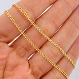 Flat Mariner Chain 2.05gr / 45.5cm / 18K Yellow Gold +3 &