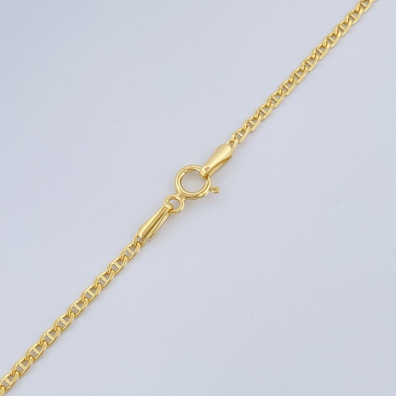 Flat Mariner Chain 2gr / 45.4cm / Yellow Gold +3 18K &