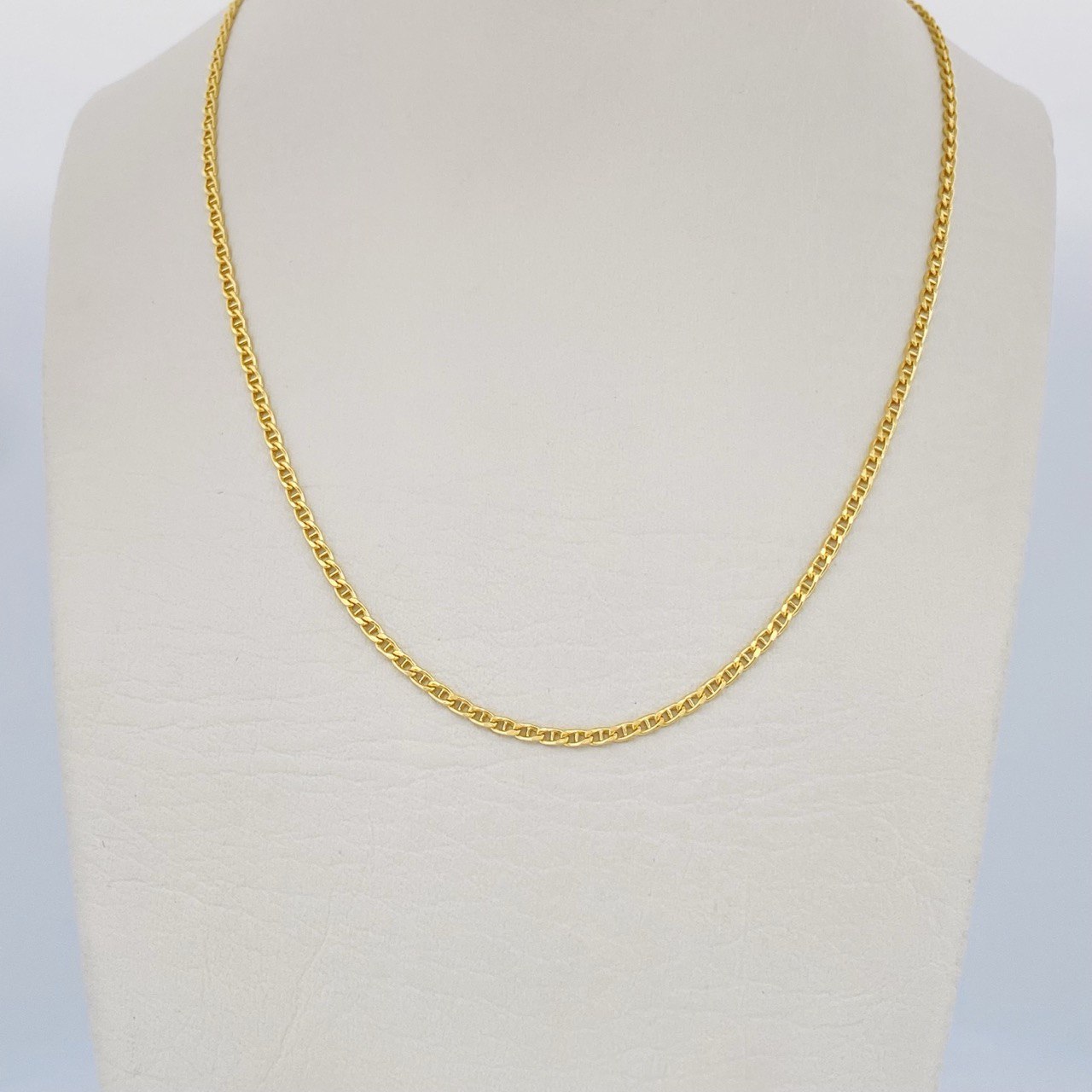 Flat Mariner Chain 2gr / 45.4cm / Yellow Gold +3 18K &