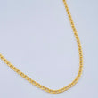 Flat Mariner Chain 2.6gr / 23.8in / 18K Yellow Gold +3 &