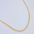 Flat Mariner Chain 1.95gr / 17.7in / 18K Yellow Gold +3 &