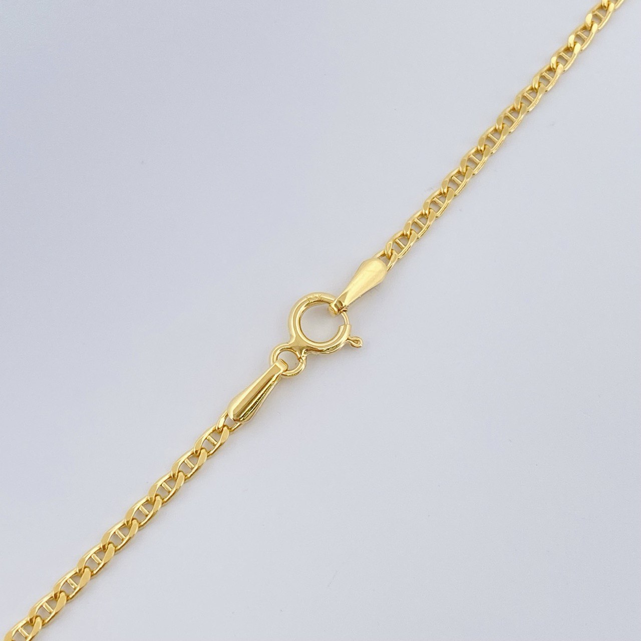 Flat Mariner Chain 1.95gr / 17.7in / 18K Yellow Gold +3 &