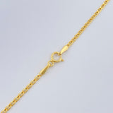 Flat Mariner Chain 1.95gr / 17.7in / 18K Yellow Gold +3 &