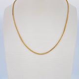 Franco Chain 2.15gr / 45cm / Two Tone Yellow White 18K +3 &