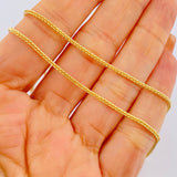 Cadena Franco 2.5gr / 51cm / Oro Amarillo +3 18K &